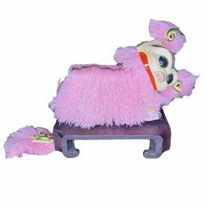 Vintage Lion dance figurine
